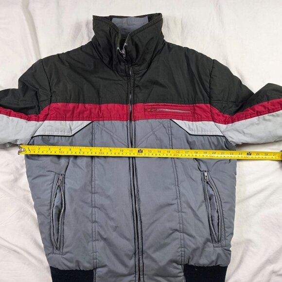 Pacific Trail Sportswear Mens Size L Black Gray Red Full Zip Winter Jacket Warm - Picture 6 of 9